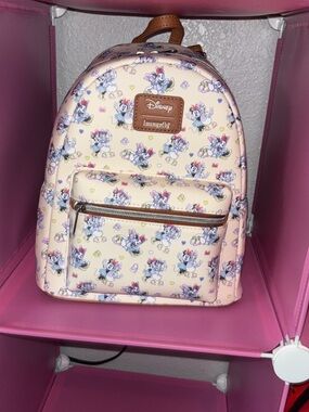 Loungefly Pink Pastel Minnie Mouse Mini Backpack